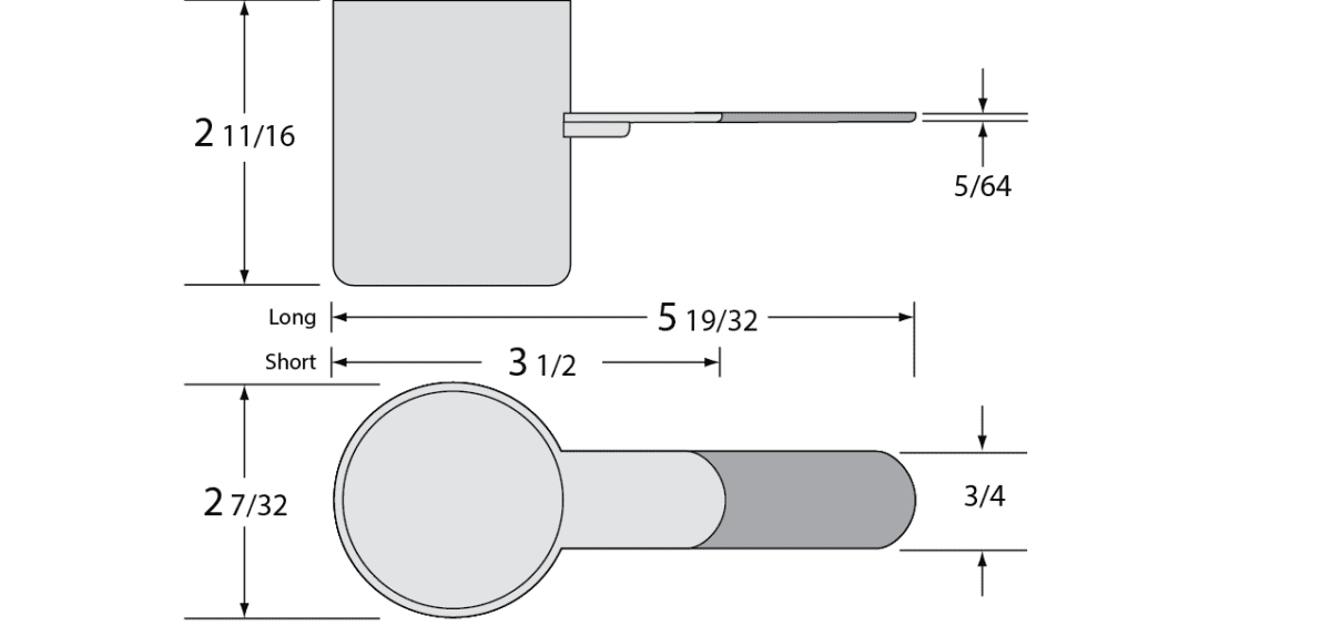 5 Oz Round Plastic Measuring Scoop, Round Measuring Scoop National